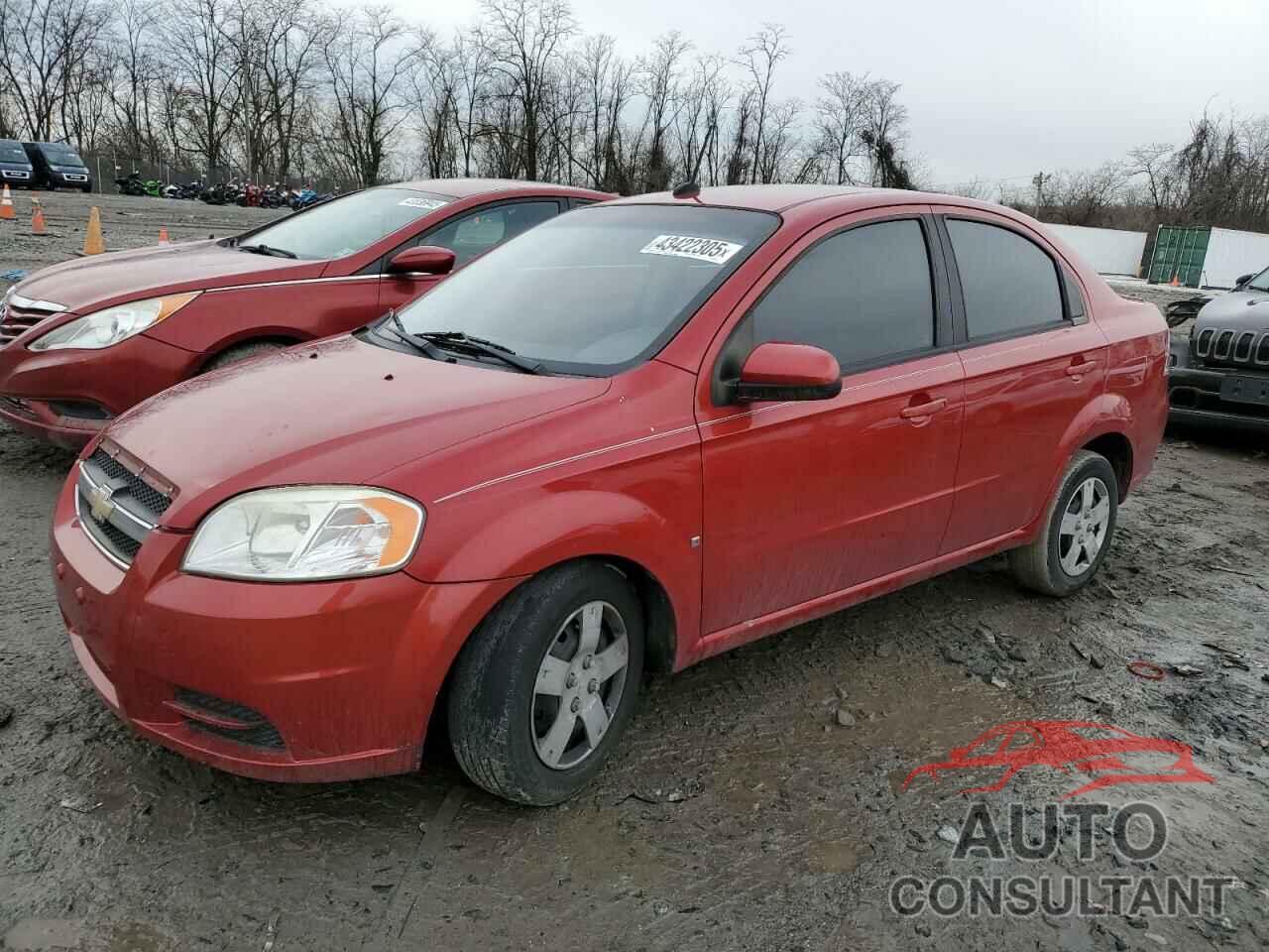 CHEVROLET AVEO 2009 - KL1TD56E79B691229