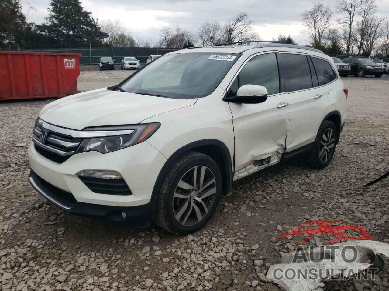 HONDA PILOT 2016 - 5FNYF6H9XGB062489