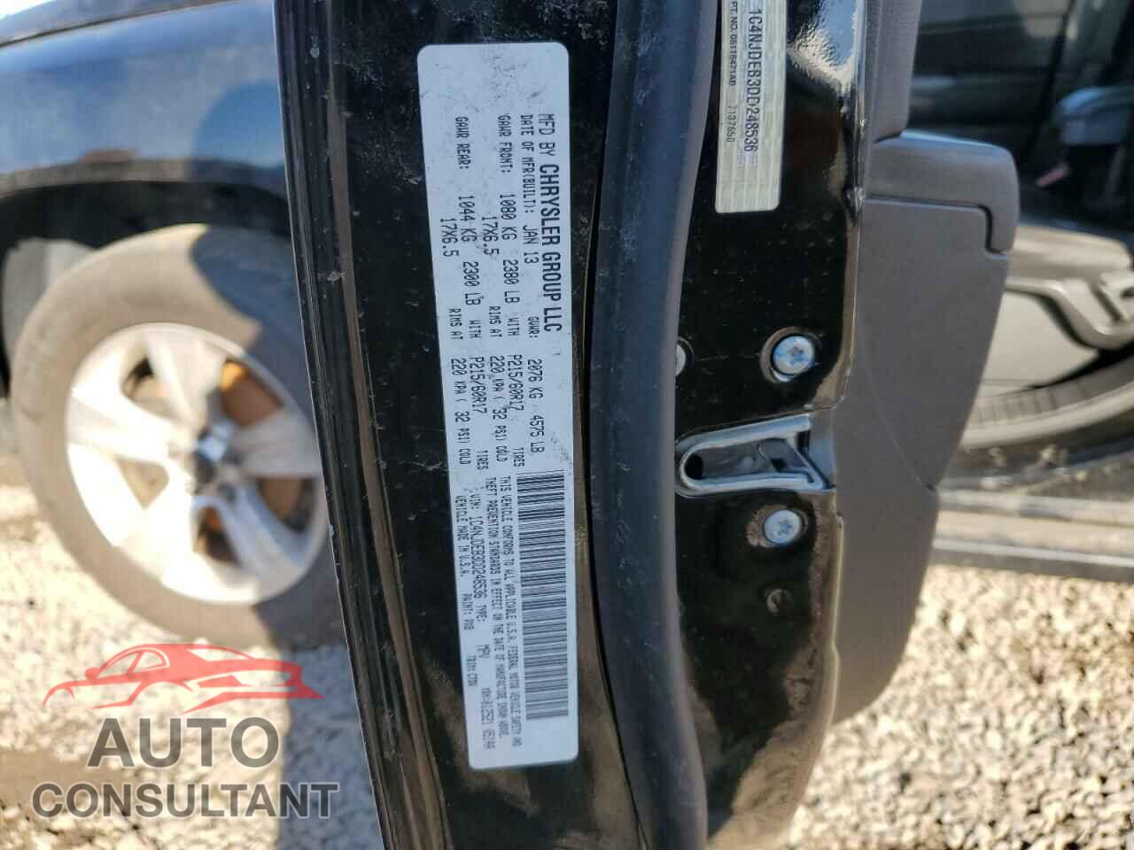 JEEP COMPASS 2013 - 1C4NJDEB3DD248536