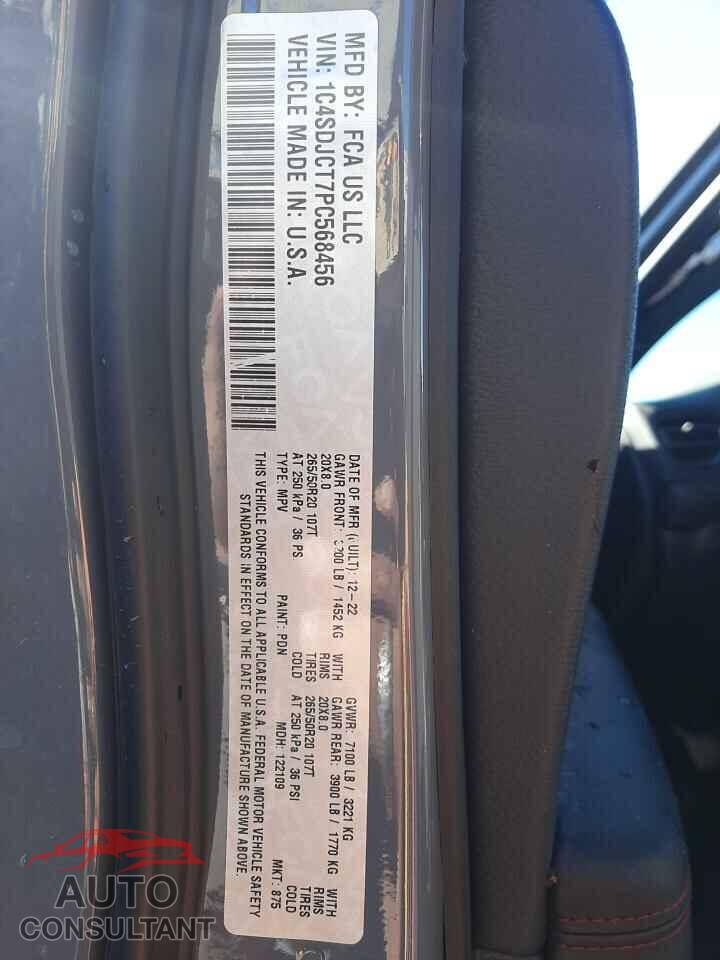 DODGE DURANGO 2023 - 1C4SDJCT7PC568456