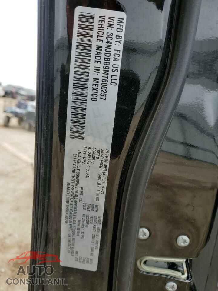 JEEP COMPASS 2021 - 3C4NJDBB9MT600257