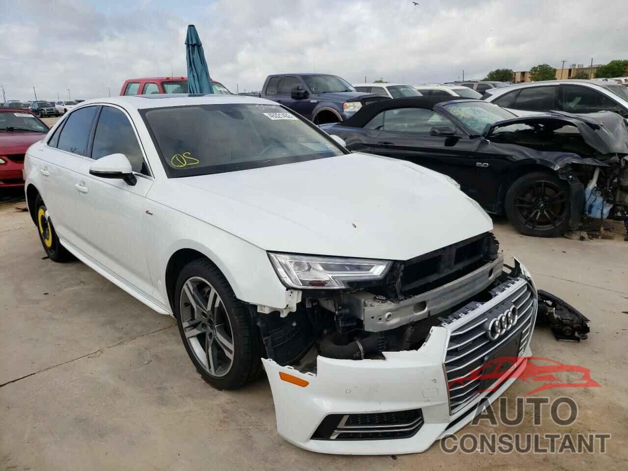 AUDI A4 2017 - WAUENAF48HN035078