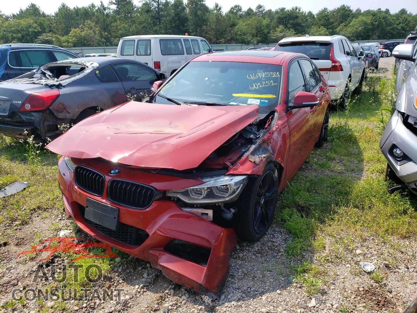 BMW 3 SERIES 2016 - WBA8E3G5XGNU01251