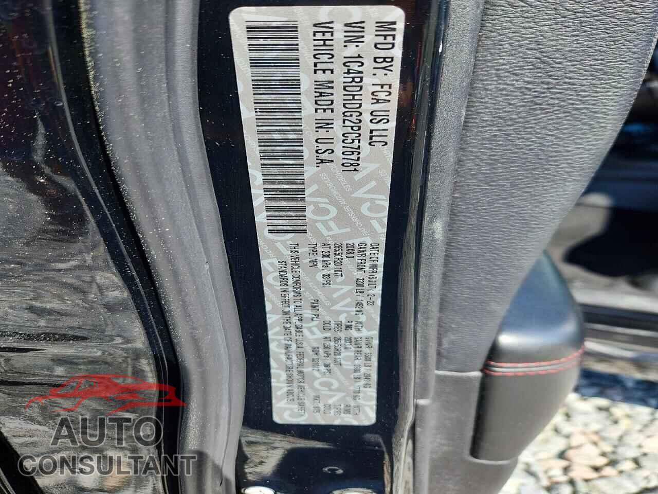 DODGE DURANGO 2023 - 1C4RDHDG2PC576781