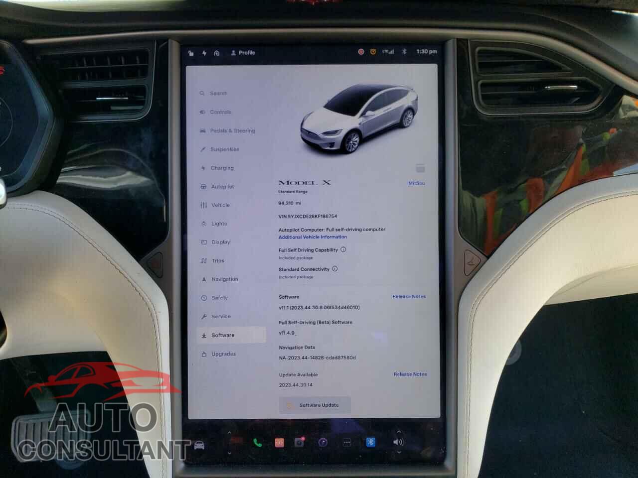 TESLA MODEL X 2019 - 5YJXCDE28KF186754