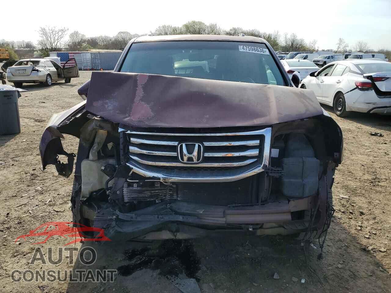 HONDA PILOT 2012 - 5FNYF4H97CB044241