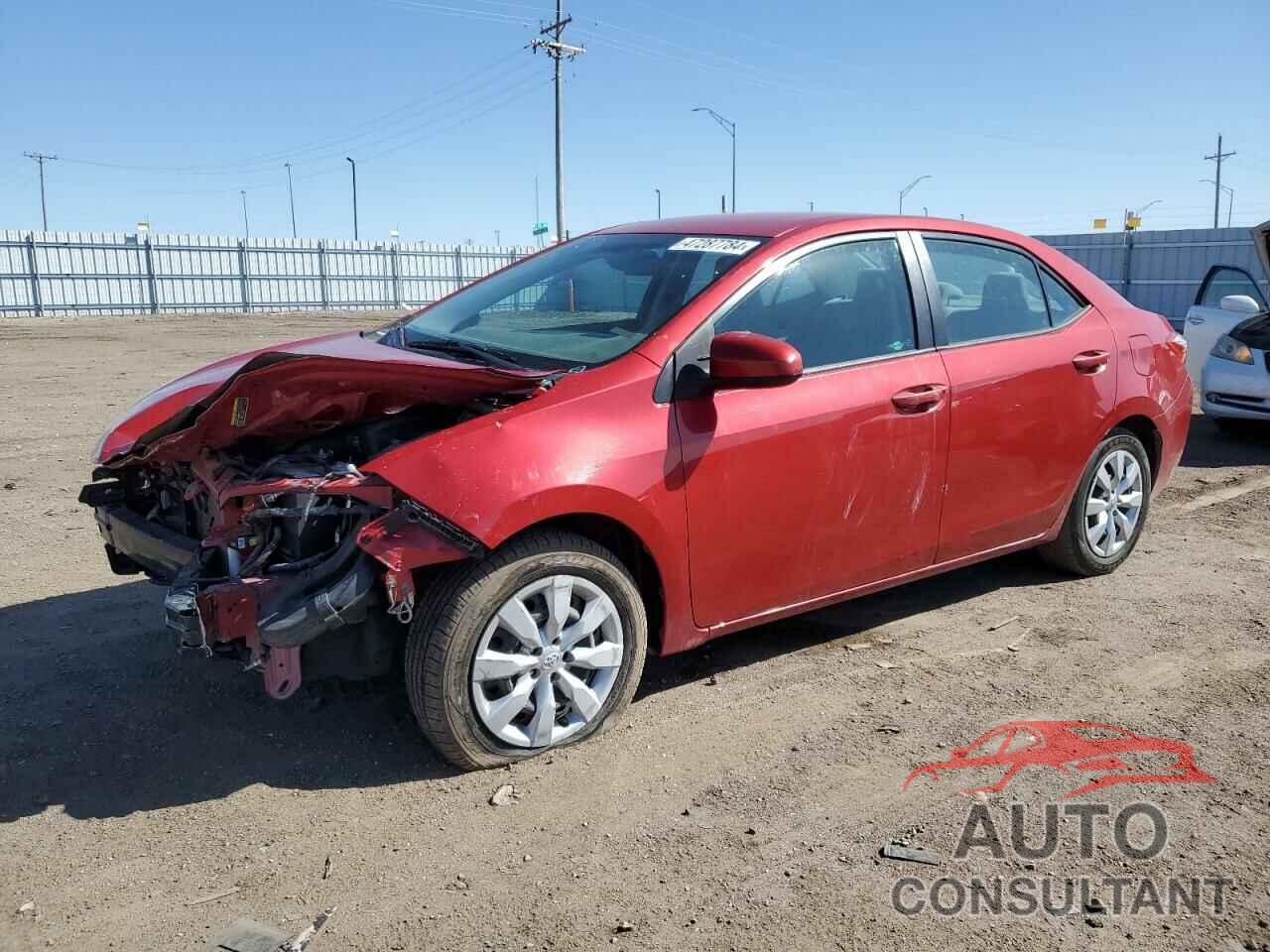 TOYOTA COROLLA 2016 - 2T1BURHEXGC524371