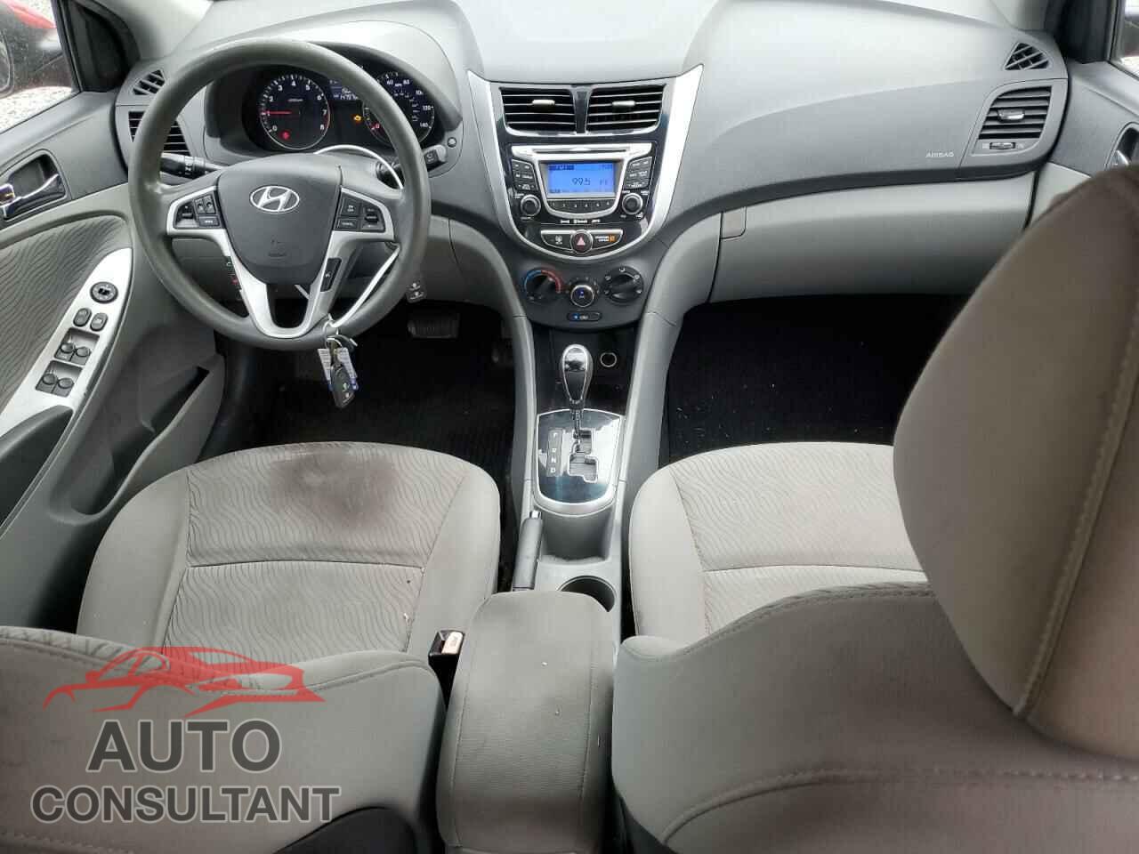 HYUNDAI ACCENT 2012 - KMHCU4AE2CU226312