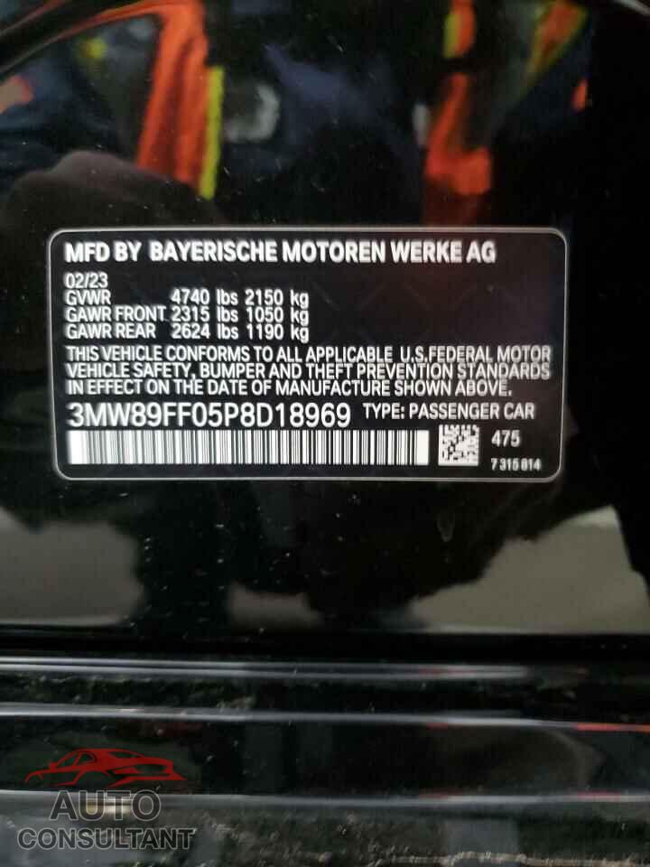 BMW 3 SERIES 2023 - 3MW89FF05P8D18969
