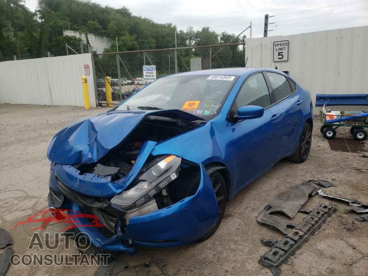 DODGE DART 2016 - 1C3CDFAA0GD539852