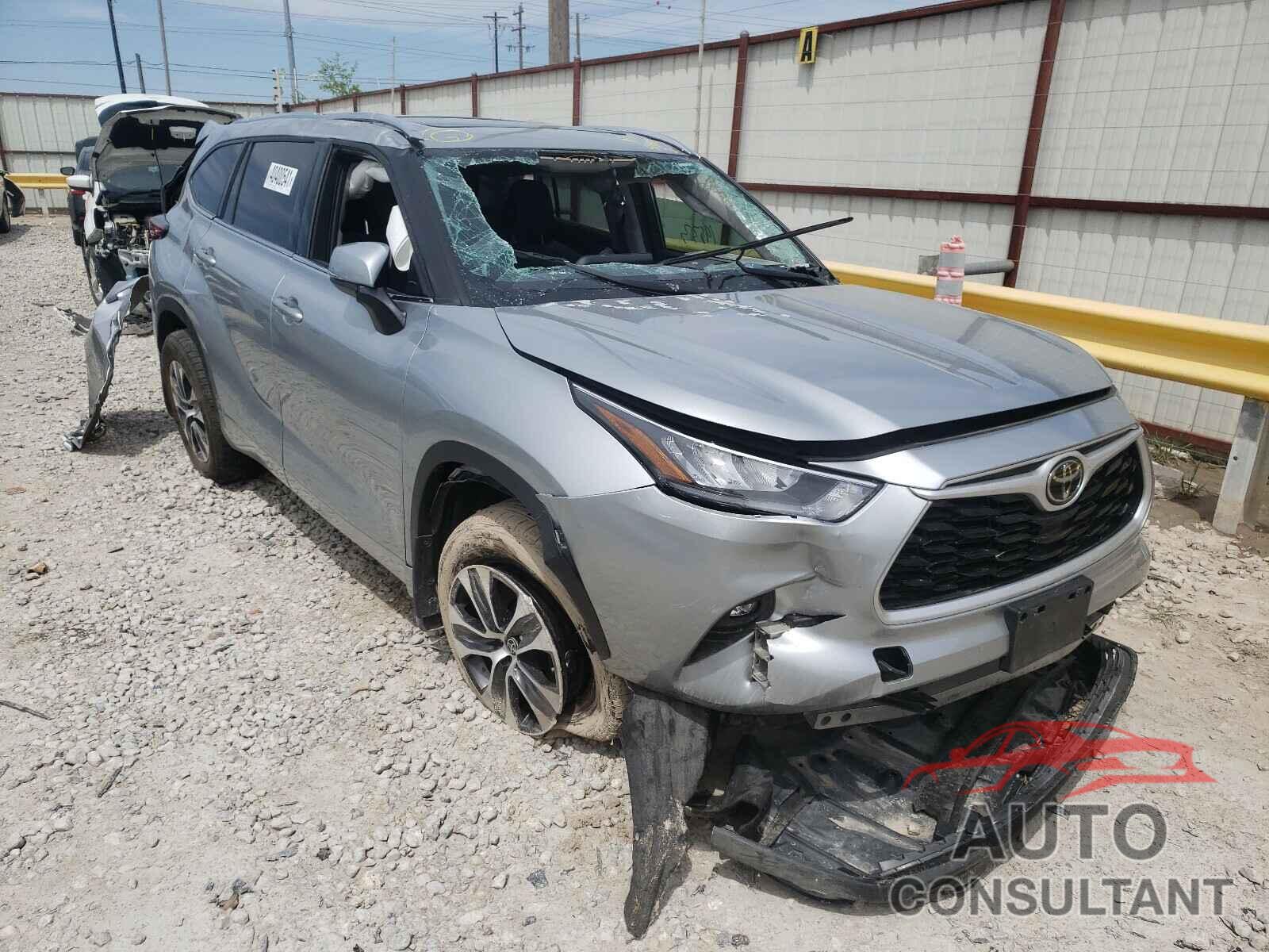 TOYOTA HIGHLANDER 2020 - 5TDGZRBH8LS504860