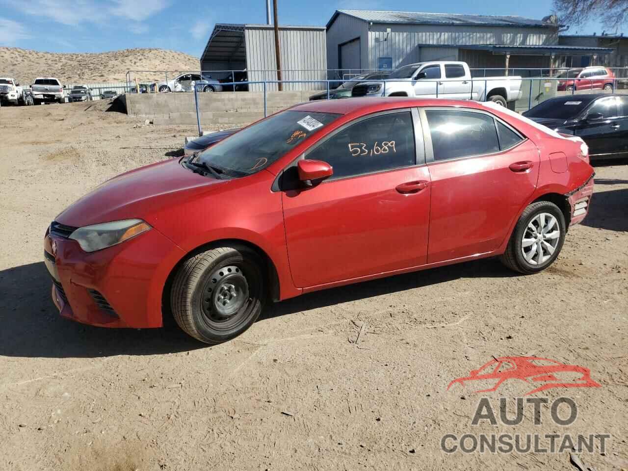 TOYOTA COROLLA 2016 - 5YFBURHE6GP418354