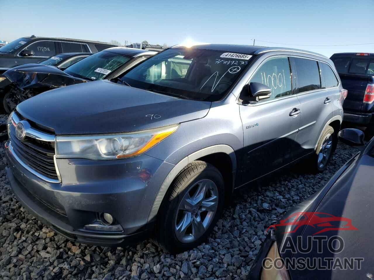 TOYOTA HIGHLANDER 2014 - 5TDDCRFH6ES006853