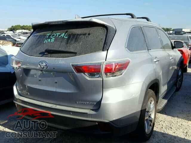 TOYOTA HIGHLANDER 2016 - 5TDDKRFH9GS326318