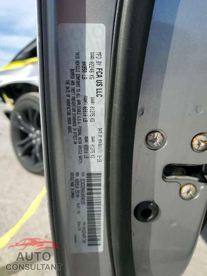 DODGE CHALLENGER 2018 - 2C3CDZAG0JH246193