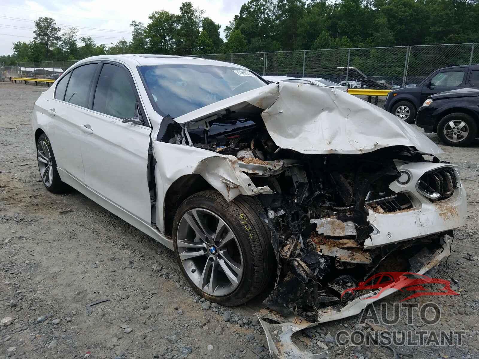 BMW 3 SERIES 2017 - WBA8B7G53HNU37235