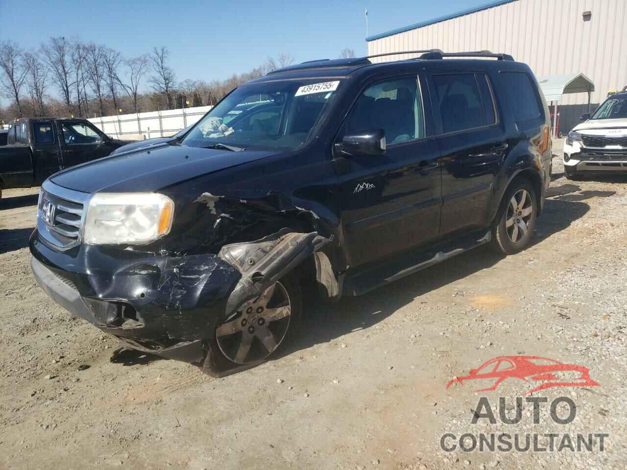 HONDA PILOT 2012 - 5FNYF3H91CB018115