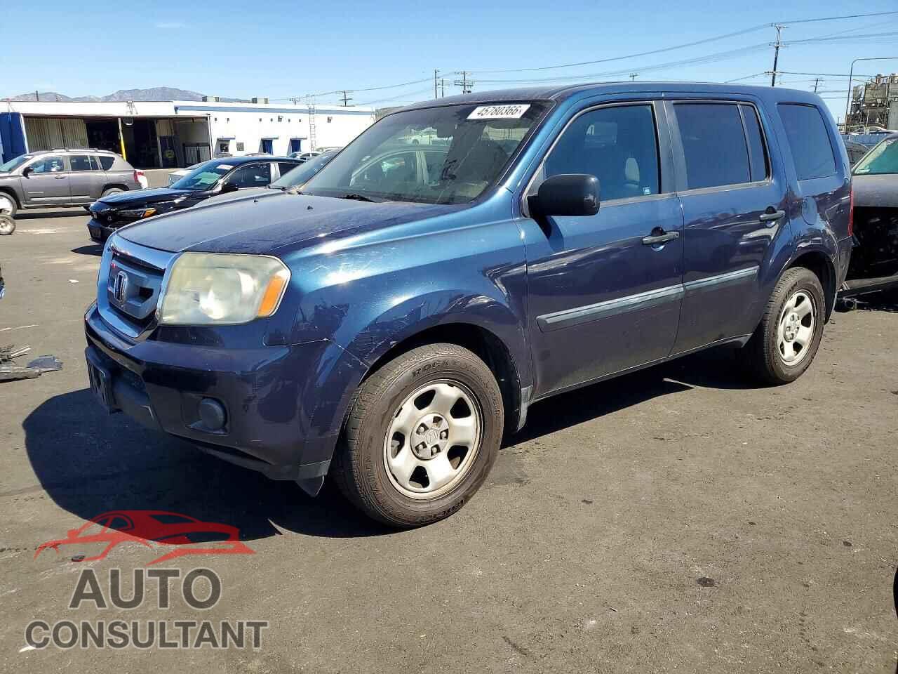 HONDA PILOT 2011 - 5FNYF3H20BB025896