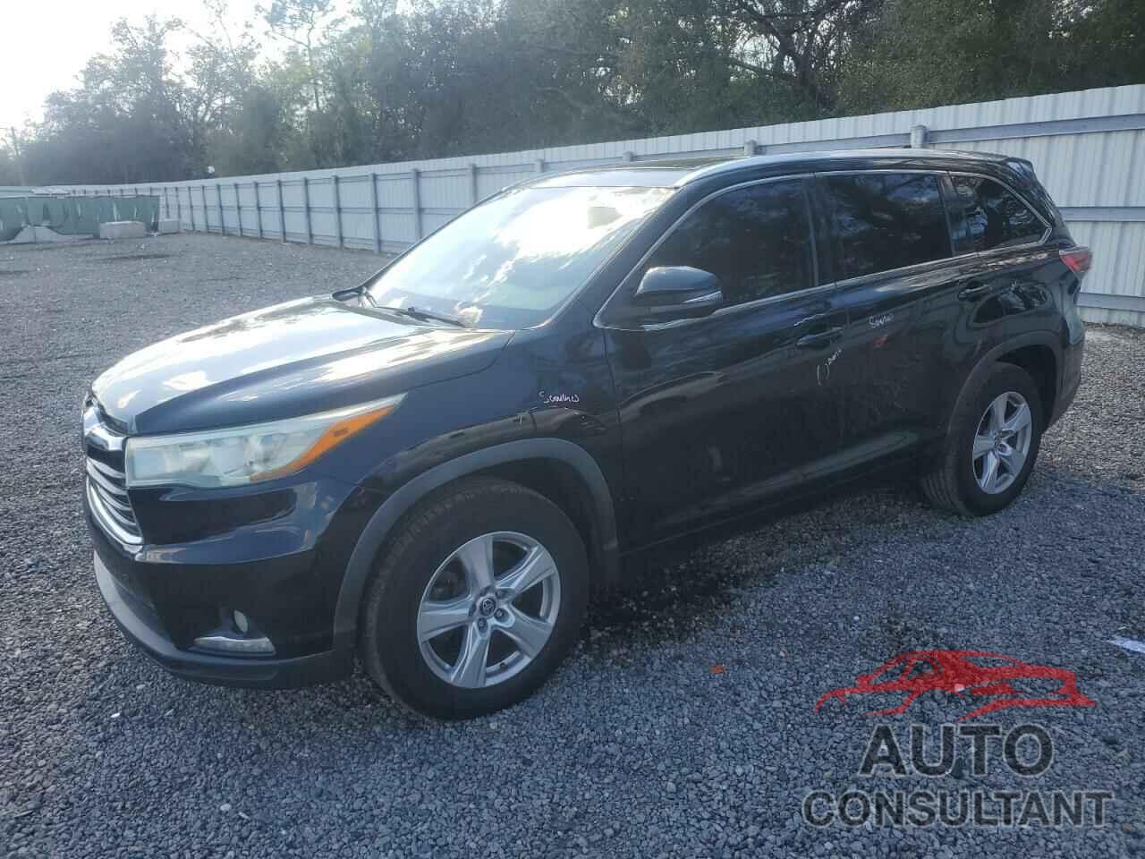 TOYOTA HIGHLANDER 2014 - 5TDYKRFH7ES013234