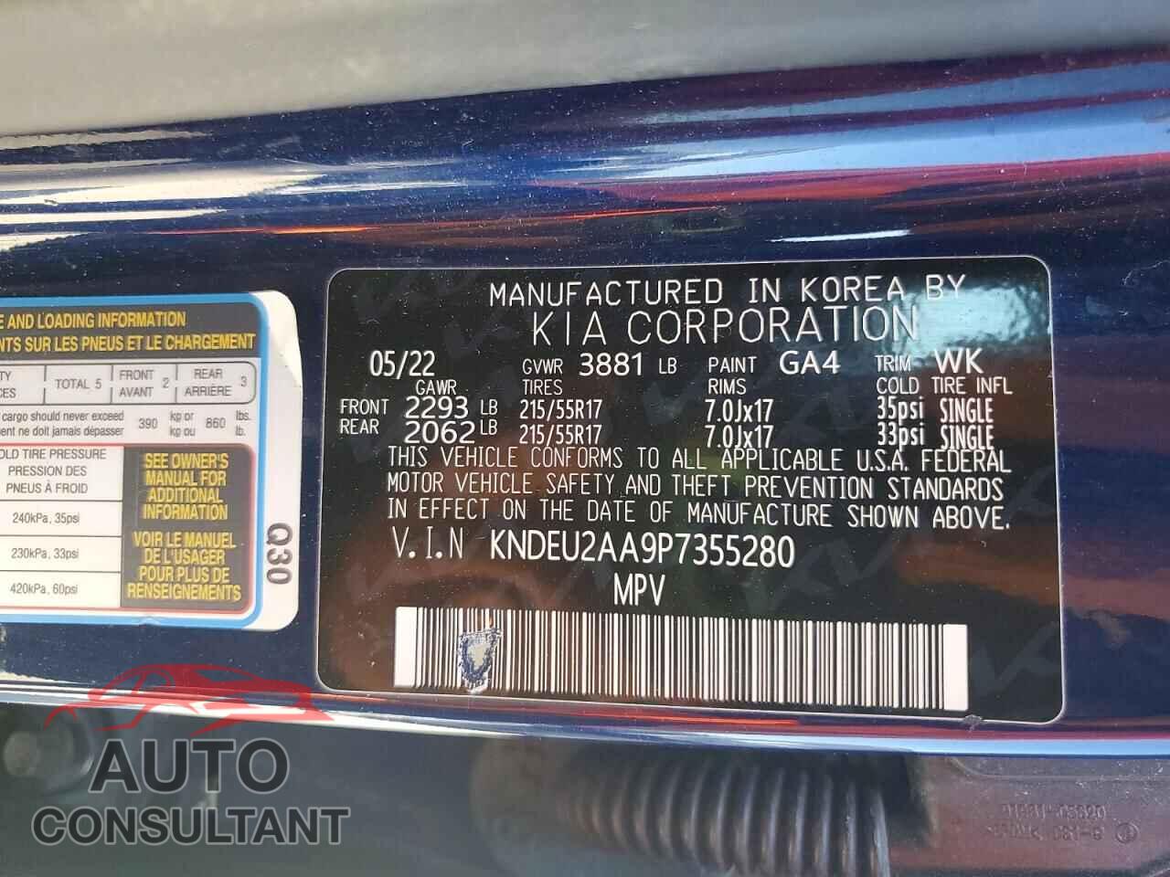 KIA SELTOS 2023 - KNDEU2AA9P7355280