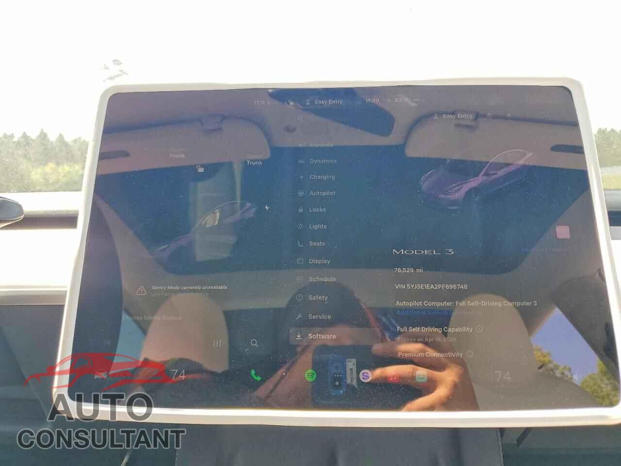 TESLA MODEL 3 2023 - 5YJ3E1EA2PF696748
