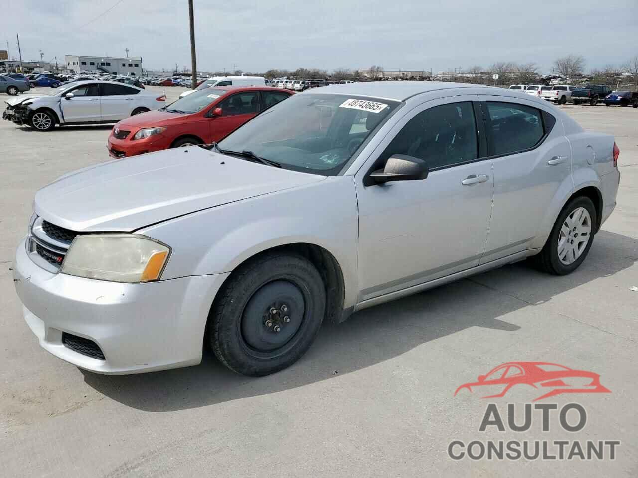 DODGE AVENGER 2012 - 1C3CDZAB8CN214445