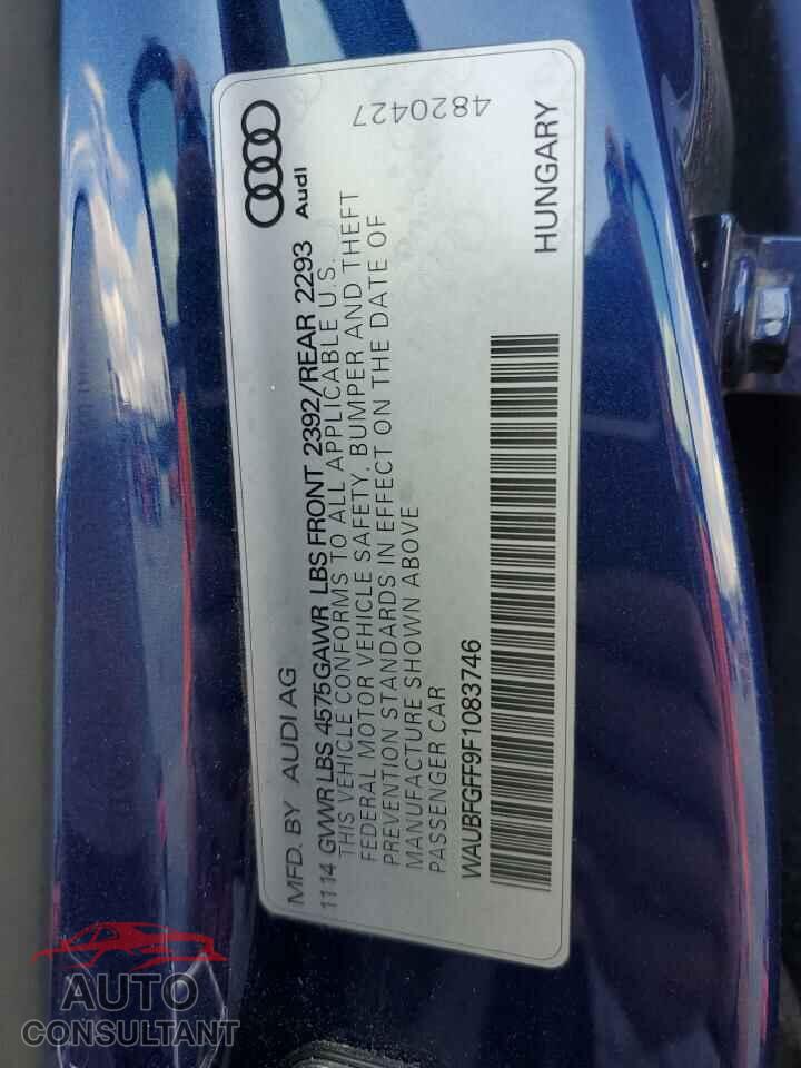 AUDI A3 2015 - WAUBFGFF9F1083746