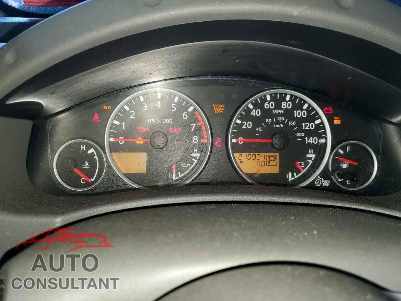 NISSAN FRONTIER 2011 - 1N6AD0EV6BC401239