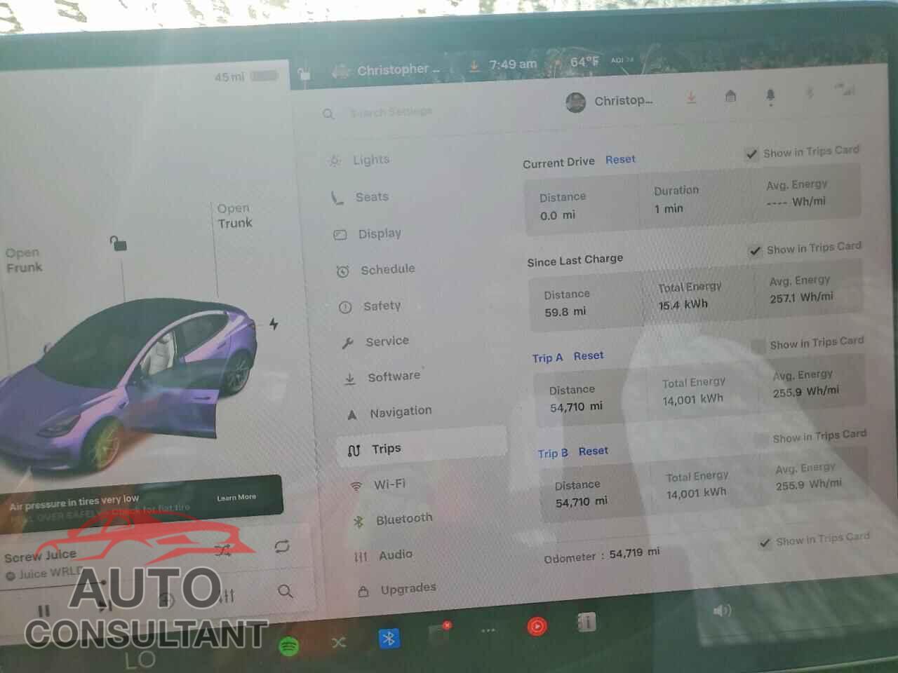 TESLA MODEL 3 2021 - 5YJ3E1EB8MF034953
