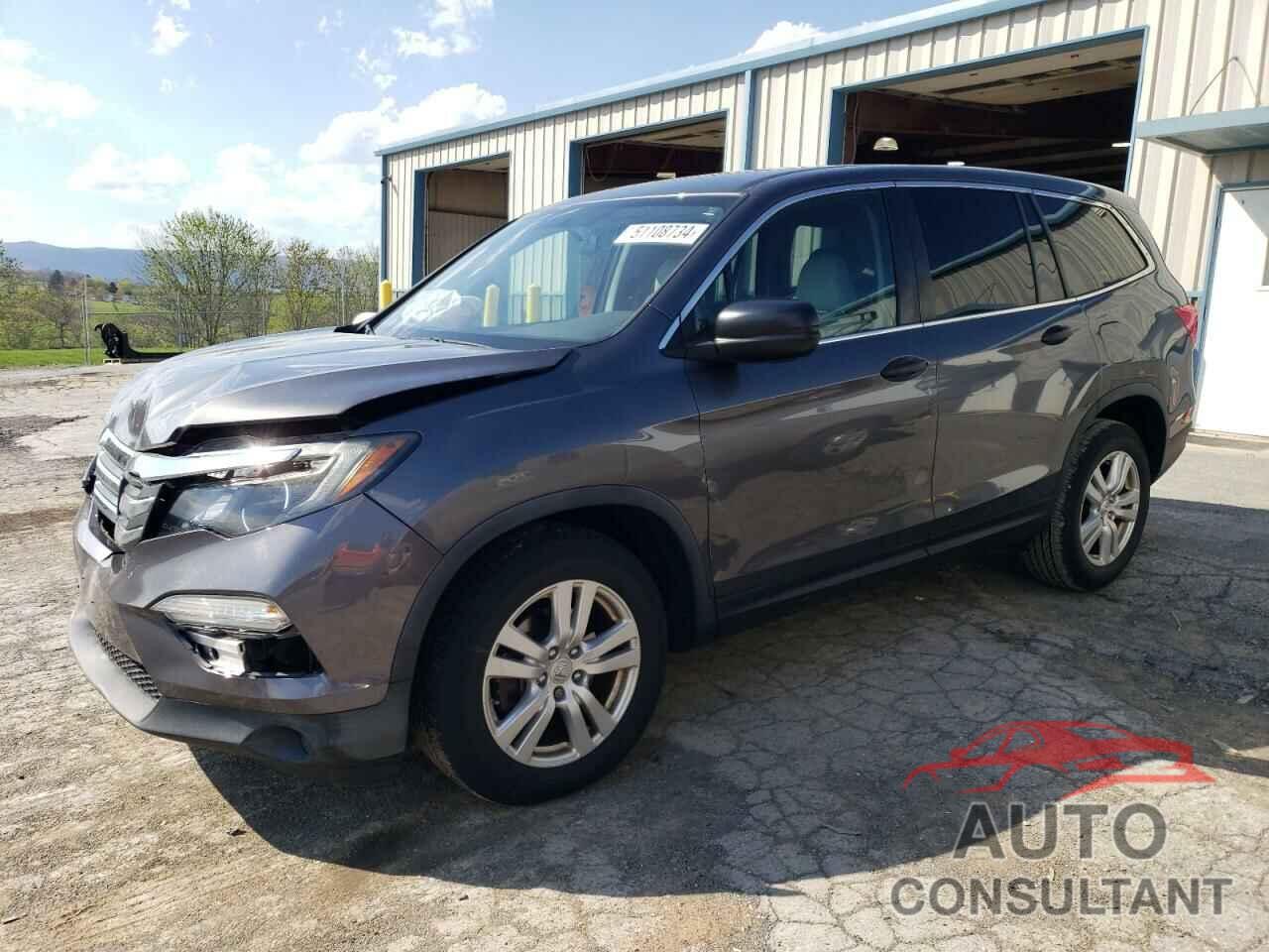 HONDA PILOT 2016 - 5FNYF5H16GB026772