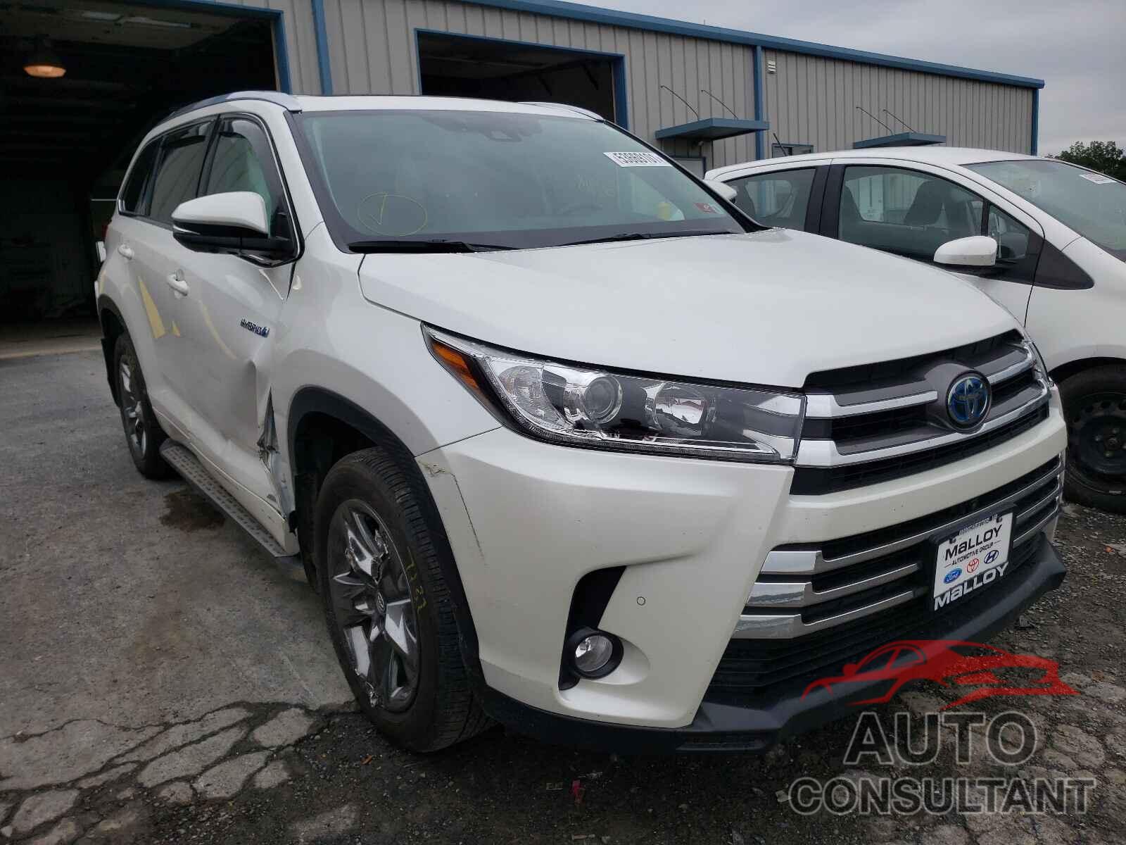 TOYOTA HIGHLANDER 2018 - 5TDDGRFH3JS051487