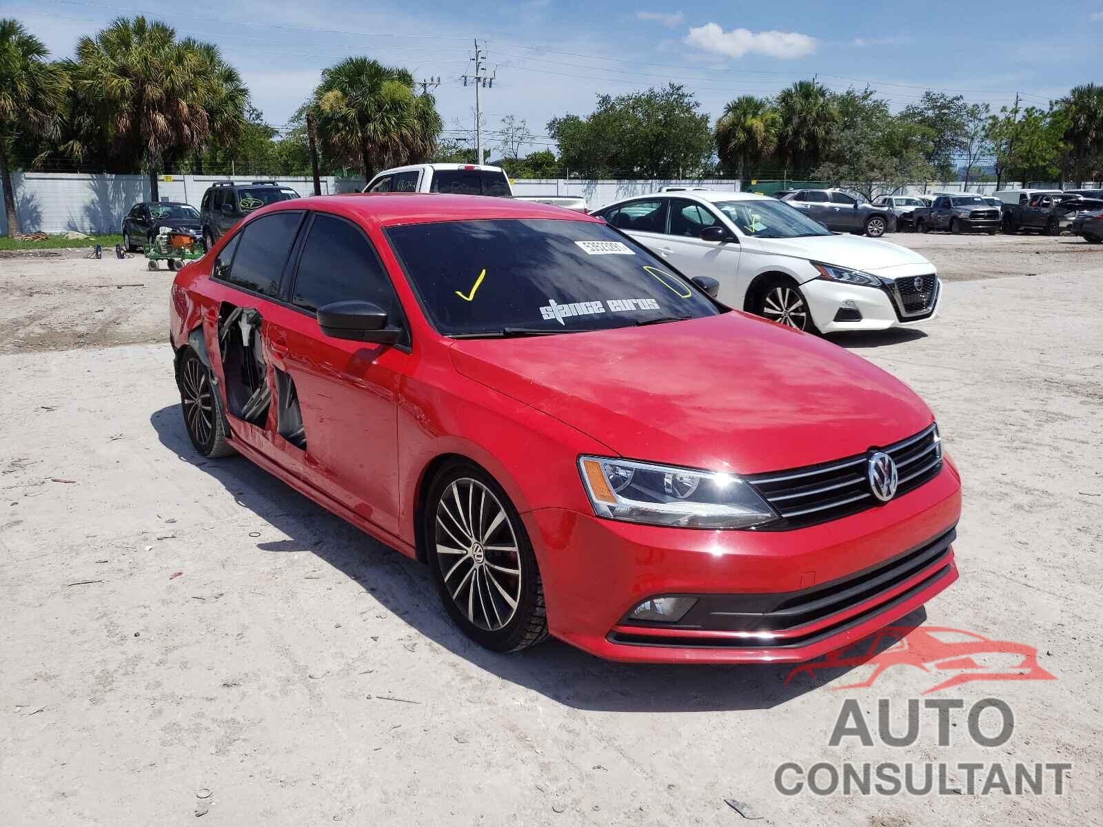VOLKSWAGEN JETTA 2016 - 3VWB17AJ6GM293719
