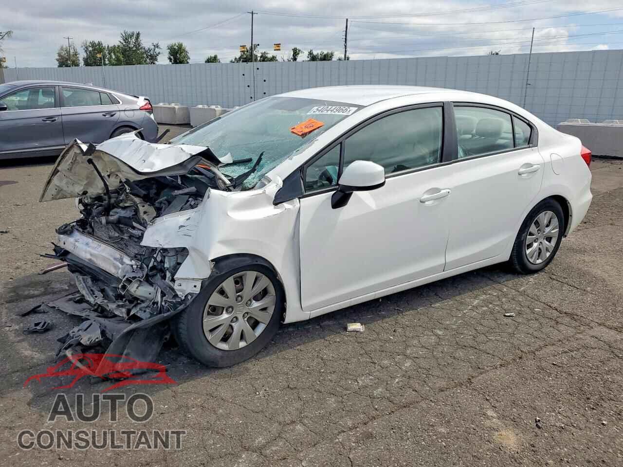 HONDA CIVIC 2012 - 19XFB2F55CE312944