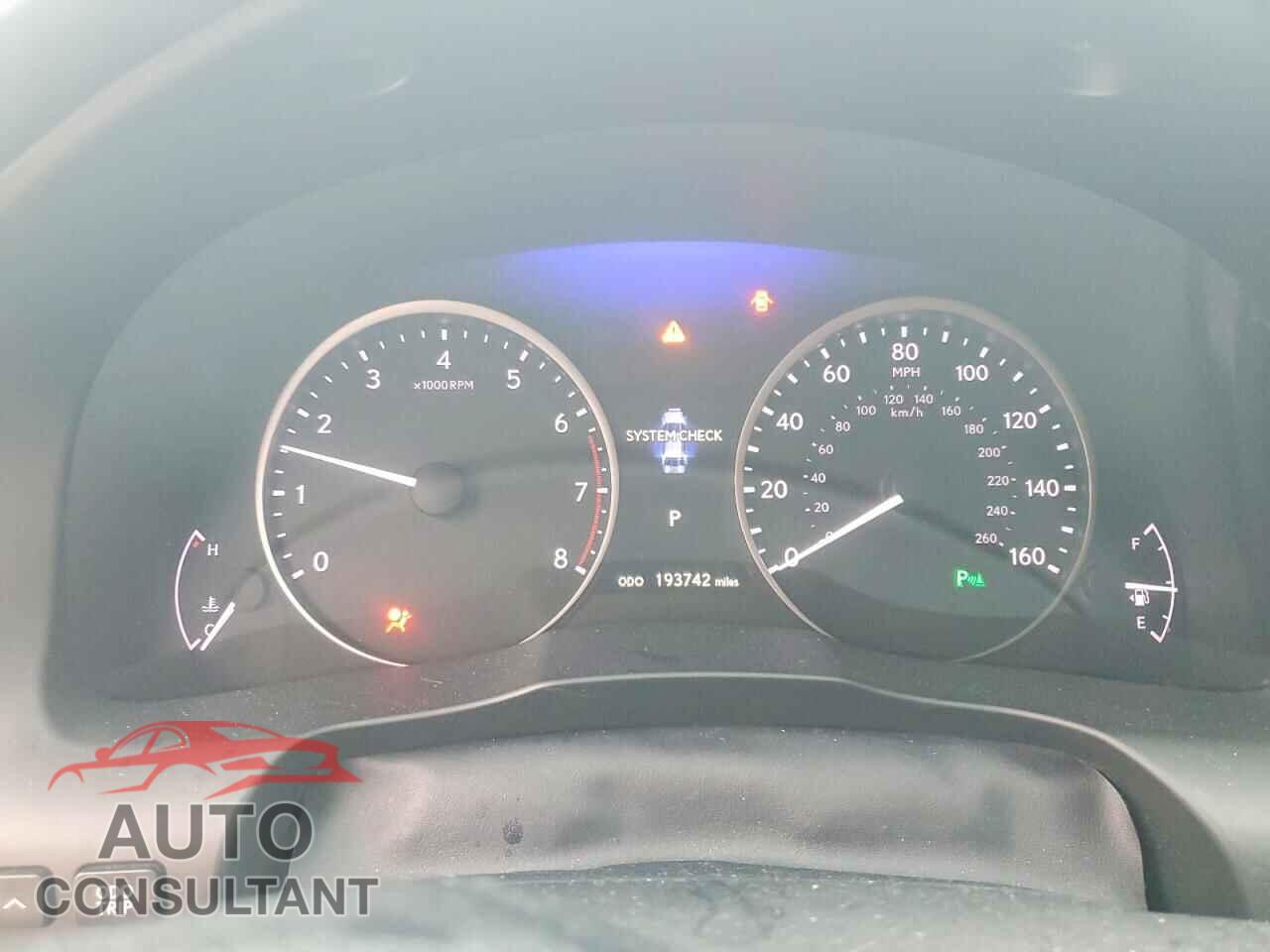 LEXUS ES350 2013 - JTHBK1GG0D2047078
