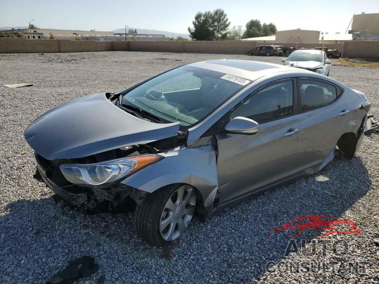HYUNDAI ELANTRA 2013 - KMHDH4AE8DU749070