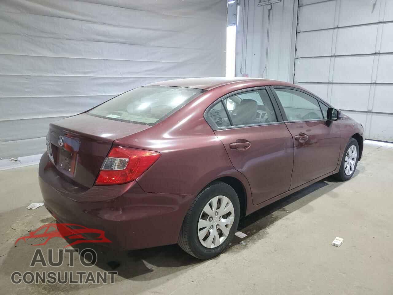 HONDA CIVIC 2012 - 2HGFB2F57CH609283