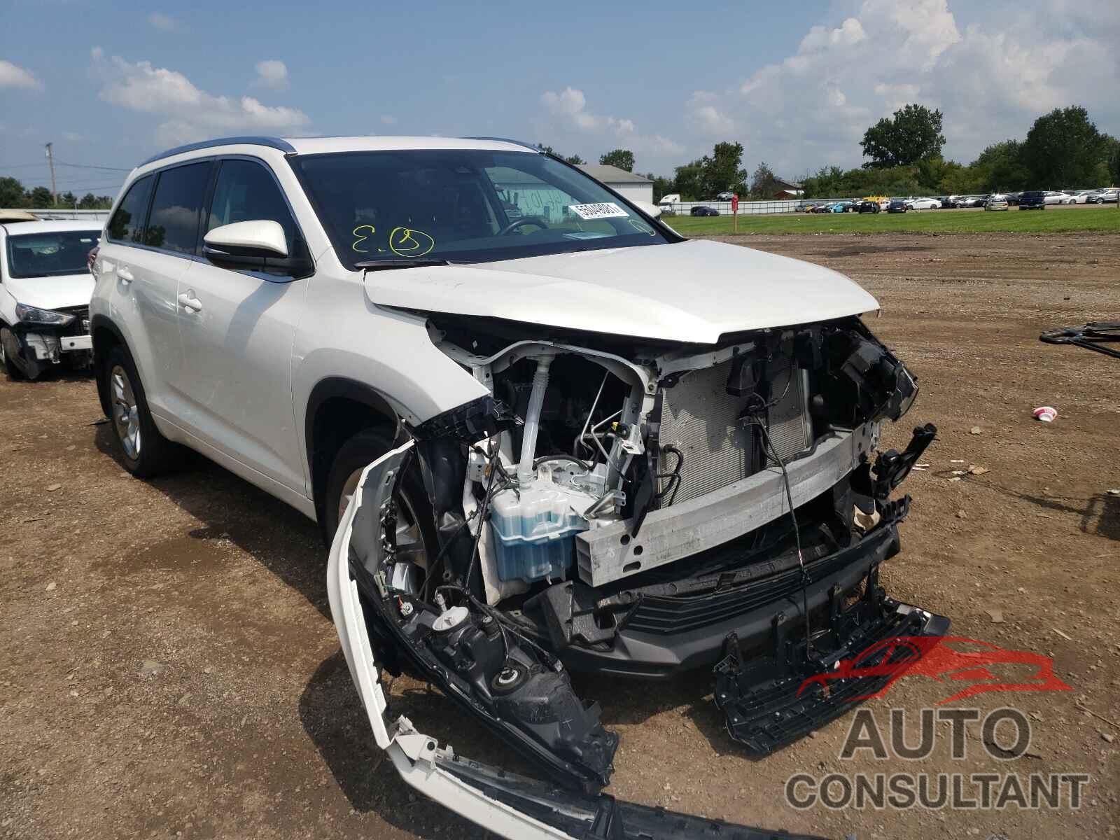 TOYOTA HIGHLANDER 2018 - 5TDDZRFH1JS813855