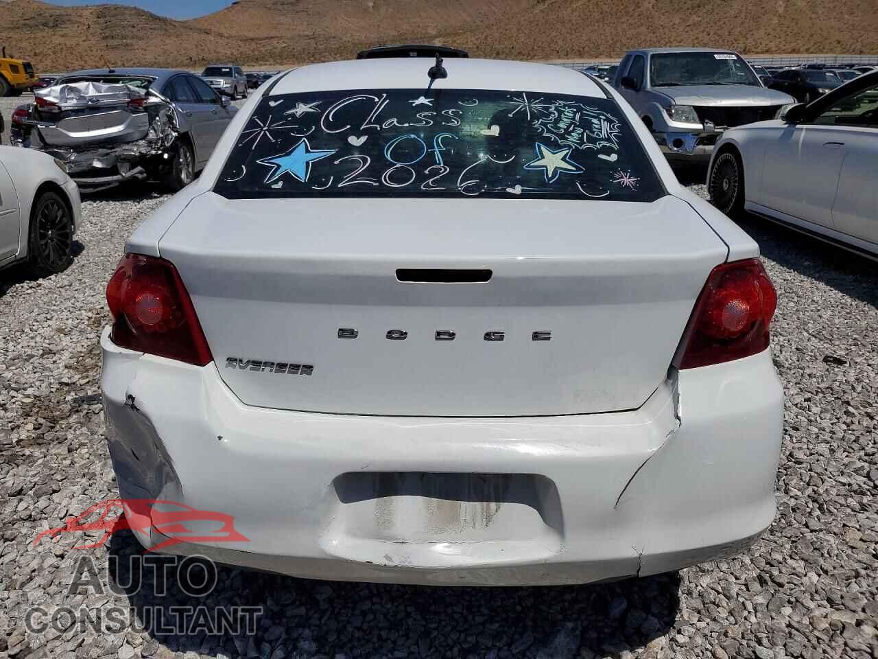 DODGE AVENGER 2011 - 1B3BD2FB9BN548930