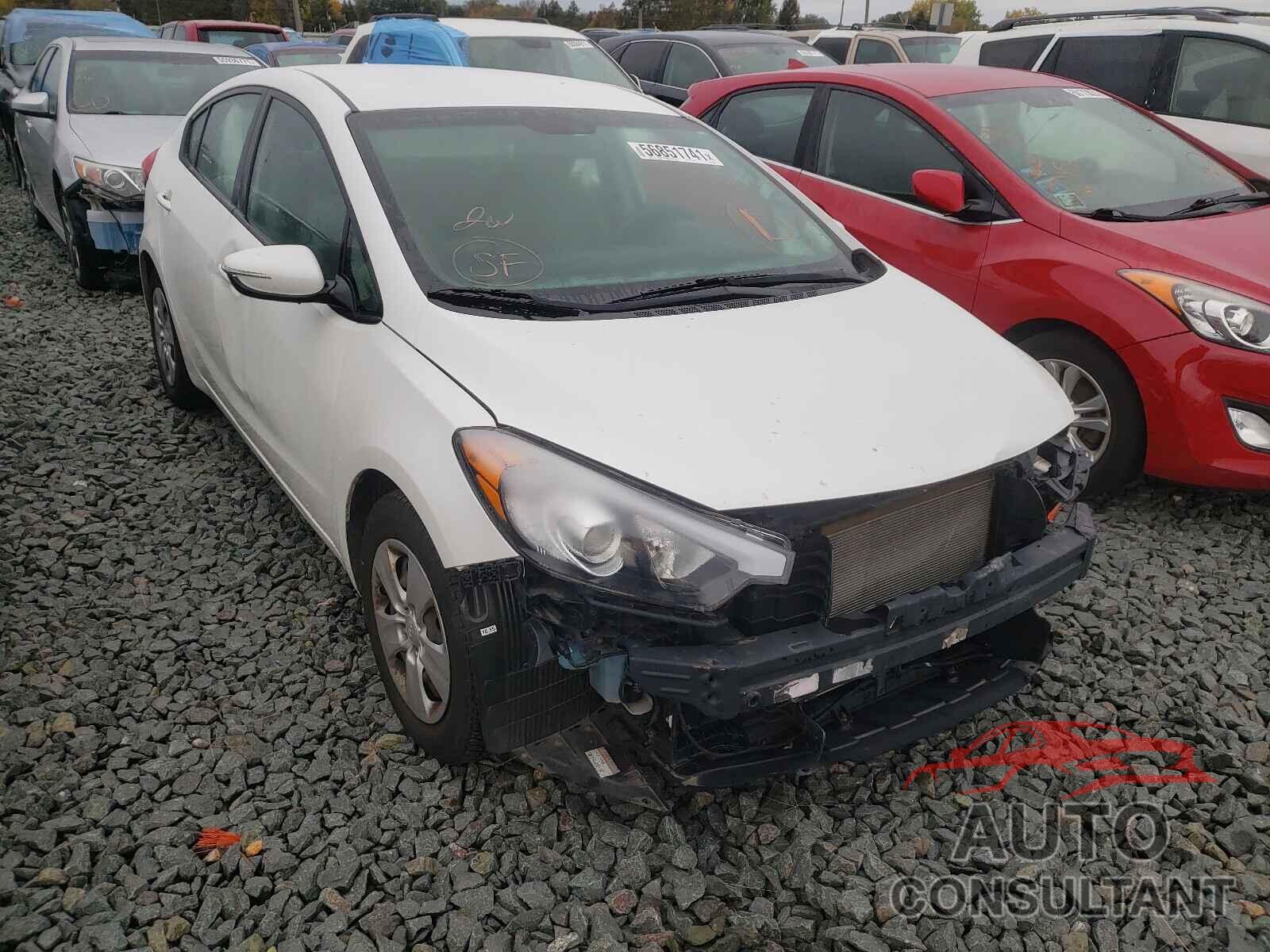 KIA FORTE 2016 - KNAFX4A64G5560744