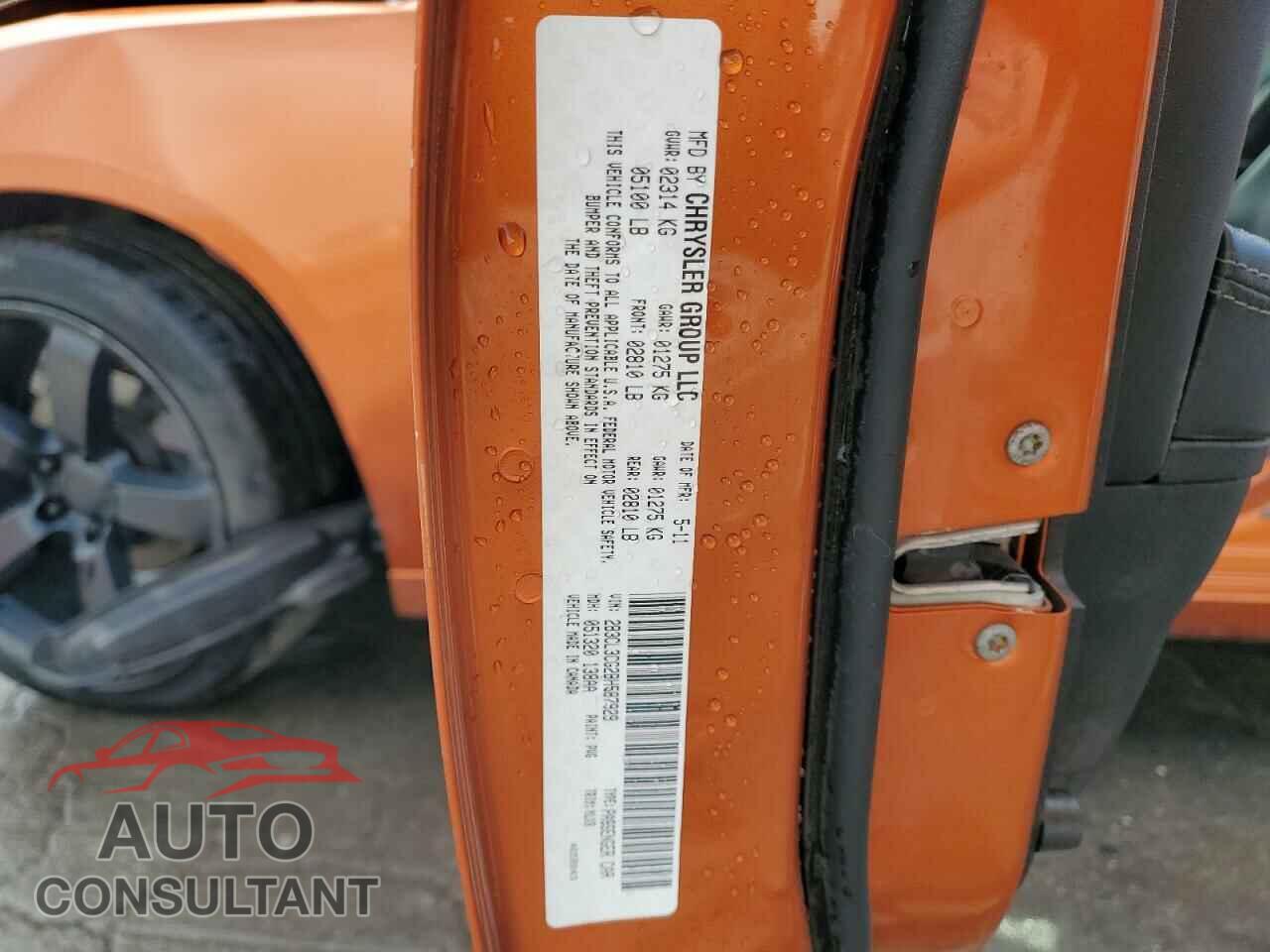 DODGE CHARGER 2011 - 2B3CL3CG2BH587929