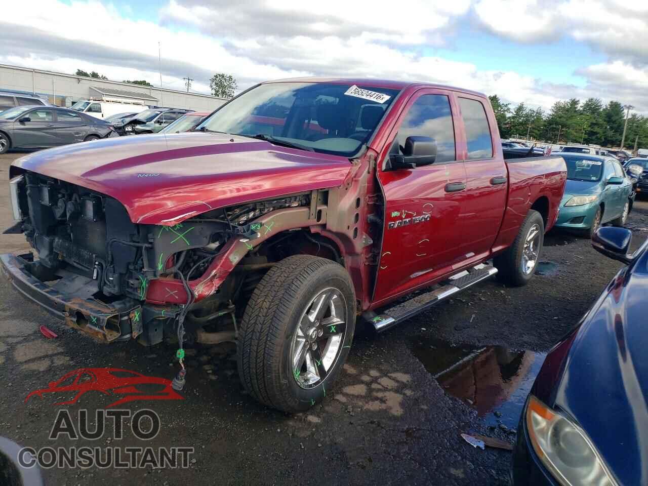 DODGE RAM 1500 2012 - 1C6RD7FTXCS170601