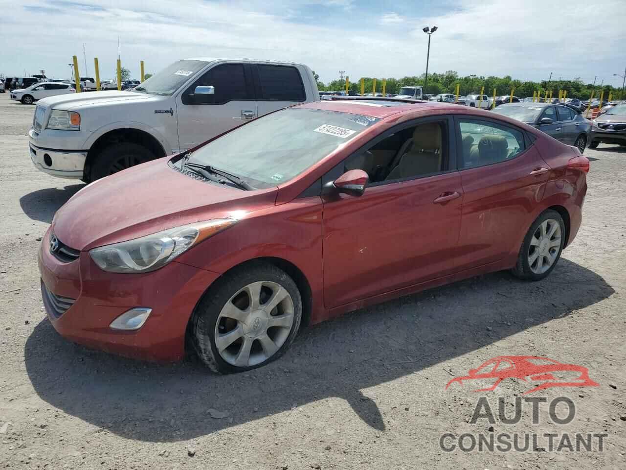HYUNDAI ELANTRA 2012 - KMHDH4AE6CU271214