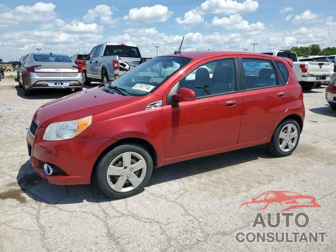 CHEVROLET AVEO 2010 - KL1TG6DEXAB134237