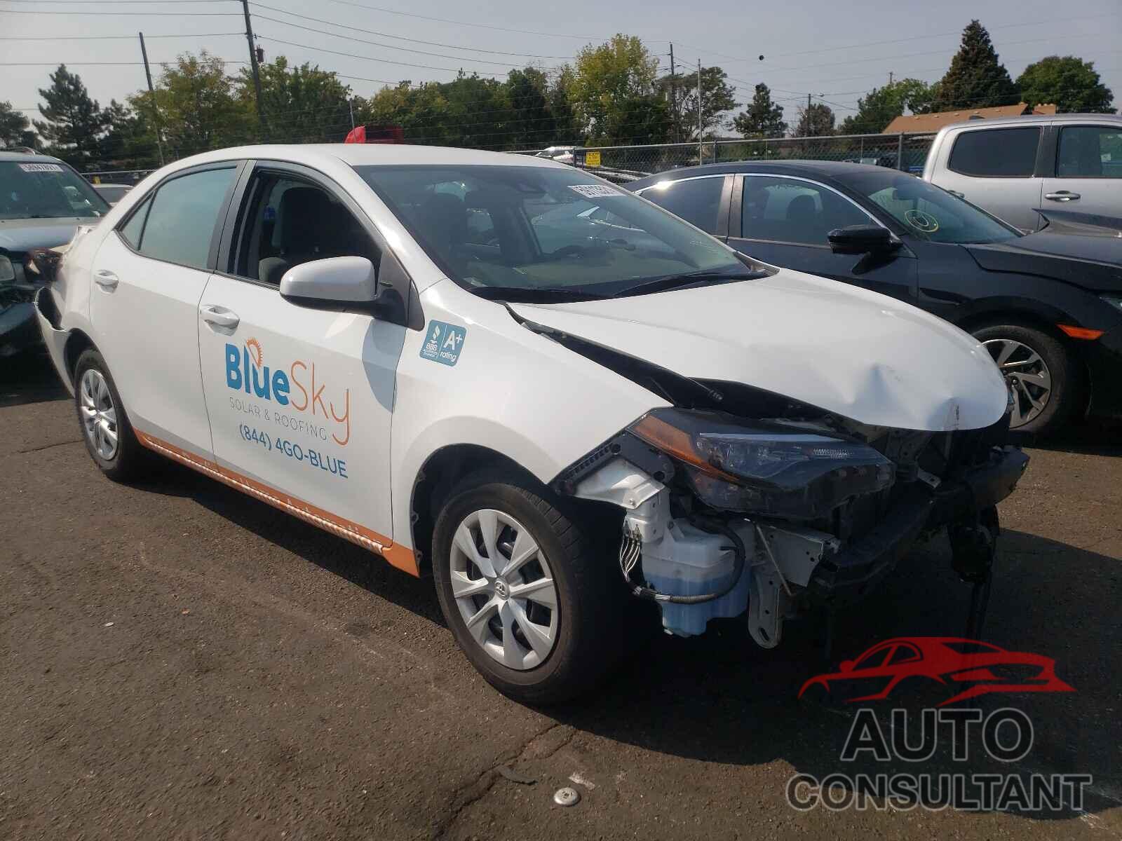 TOYOTA COROLLA 2019 - 5YFBURHE8KP863056
