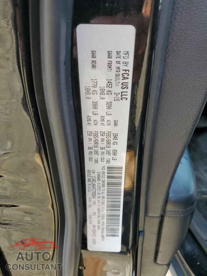 DODGE DURANGO 2015 - 1C4RDJAG4FC795946