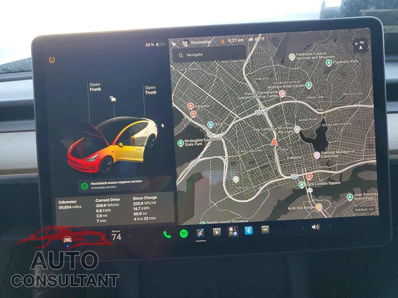 TESLA MODEL 3 2022 - 5YJ3E1EA8NF102709