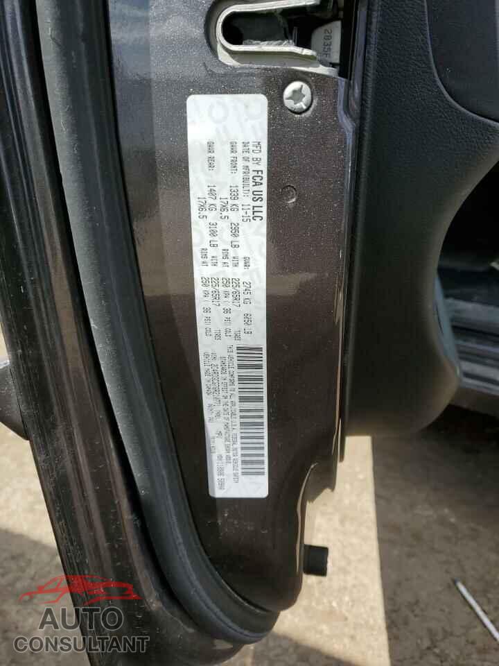 DODGE CARAVAN 2016 - 2C4RDGCG7GR210771