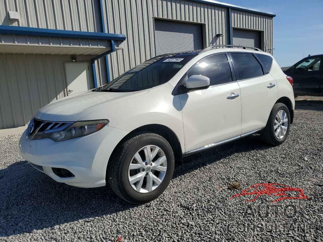 NISSAN MURANO 2012 - JN8AZ1MWXCW232531