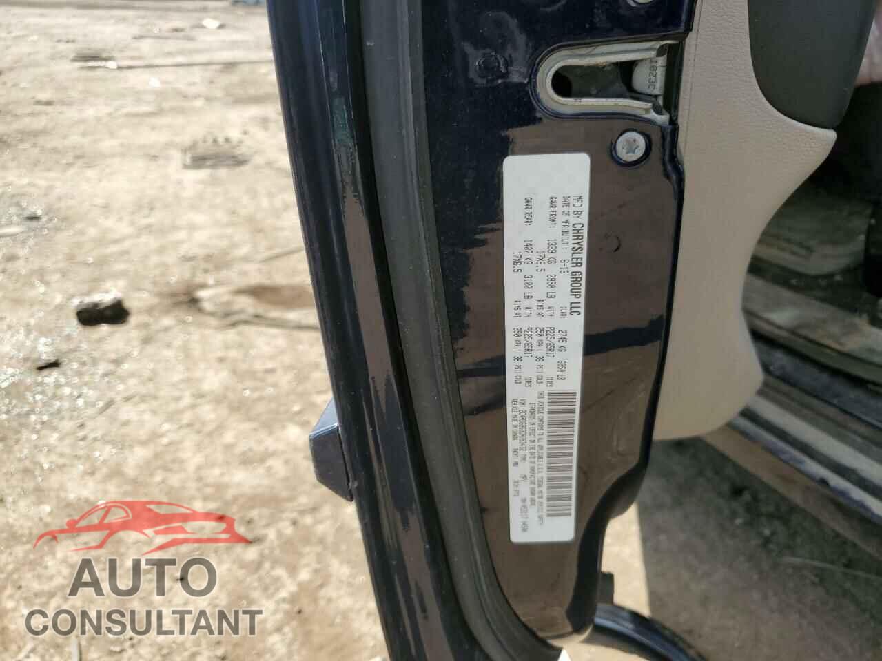 DODGE CARAVAN 2013 - 2C4RDGBG3DR763432