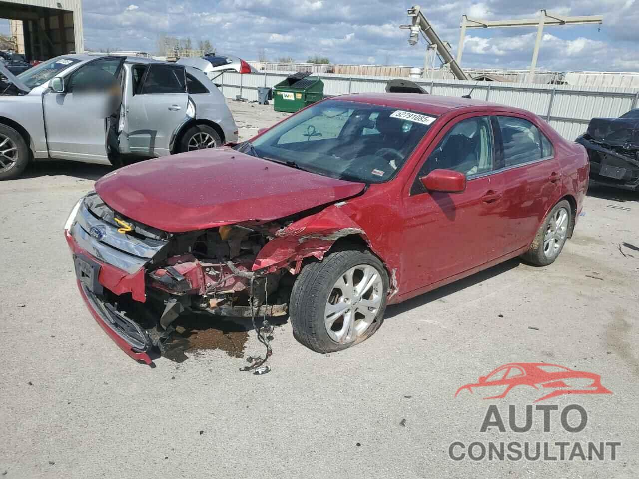 FORD FUSION 2012 - 3FAHP0HA4CR344629